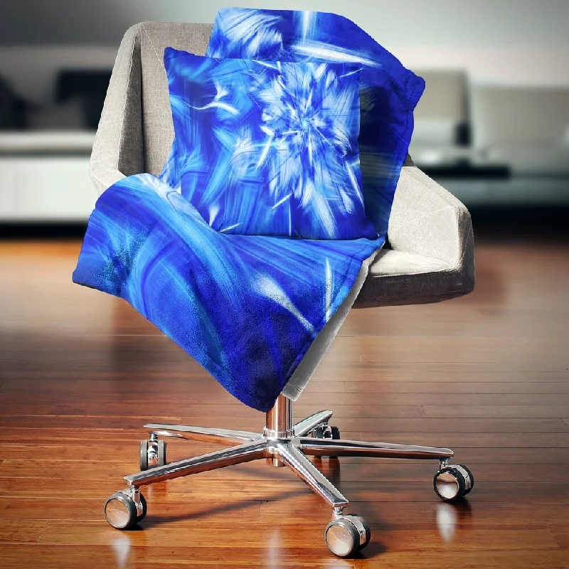 Linen blankets with a rustic and textured lookLinen blankets with a rustic and textured lookDesignart 'Rotating Bright Blue Fireworks' Floral Throw Blanket Linen blankets with a rustic and textured lookLinen blankets with a rustic and textured lookDesignart 'Rotating Bright Blue Fireworks' Floral Throw Blanket