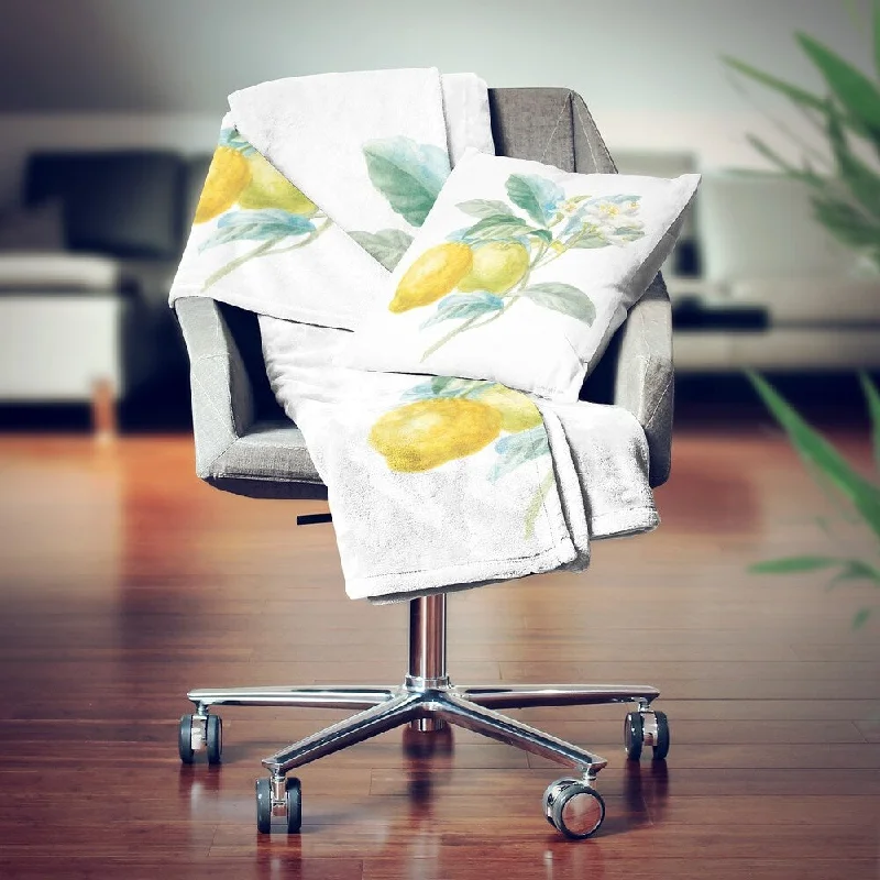 King - size blankets to cover large beds comfortablyKing - size blankets to cover large beds comfortablyDesignart' Floursack Lemon II' Cabin & Lodge Throw Blanket - 71x59 King - size blankets to cover large beds comfortablyKing - size blankets to cover large beds comfortablyDesignart' Floursack Lemon II' Cabin & Lodge Throw Blanket - 71x59