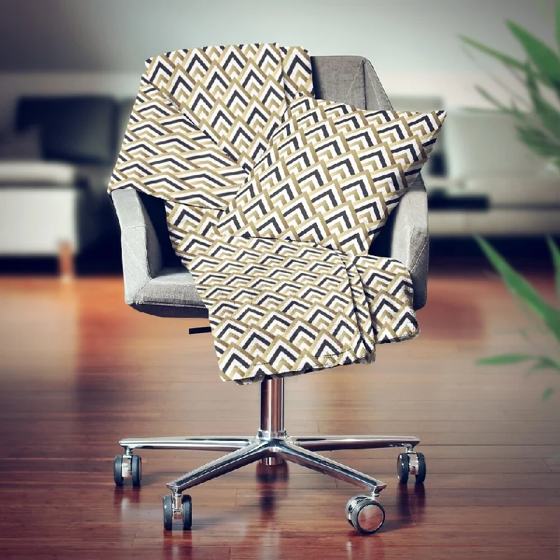 Wool blankets with natural warmth and insulationWool blankets with natural warmth and insulationDesignart' Gold black and white triangle' Modern Throw Blanket - 71x59 Wool blankets with natural warmth and insulationWool blankets with natural warmth and insulationDesignart' Gold black and white triangle' Modern Throw Blanket - 71x59
