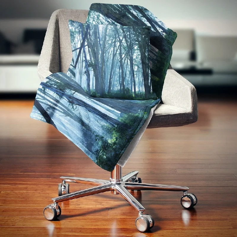 Recycled polyester blankets for an eco - conscious optionRecycled polyester blankets for an eco - conscious optionDesignart 'Dense Rain Forest on Foggy Day' Landscape Fleece Throw Blanket Recycled polyester blankets for an eco - conscious optionRecycled polyester blankets for an eco - conscious optionDesignart 'Dense Rain Forest on Foggy Day' Landscape Fleece Throw Blanket
