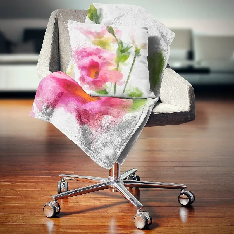 Mohair blankets with a unique sheen and softnessMohair blankets with a unique sheen and softnessDesignart 'Hand drawn Pink Watercolor Flower' Floral Throw Blanket Mohair blankets with a unique sheen and softnessMohair blankets with a unique sheen and softnessDesignart 'Hand drawn Pink Watercolor Flower' Floral Throw Blanket