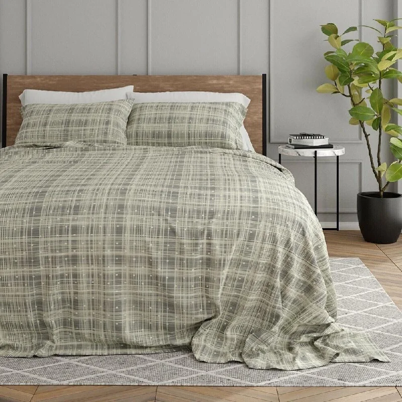 Rayon from bamboo blankets for a silky and breathable feelRayon from bamboo blankets for a silky and breathable feel3pc Full/Queen Premium Ultra Soft Duvet Cover Set Polka Dot Grey Rayon from bamboo blankets for a silky and breathable feelRayon from bamboo blankets for a silky and breathable feel3pc Full/Queen Premium Ultra Soft Duvet Cover Set Polka Dot Grey