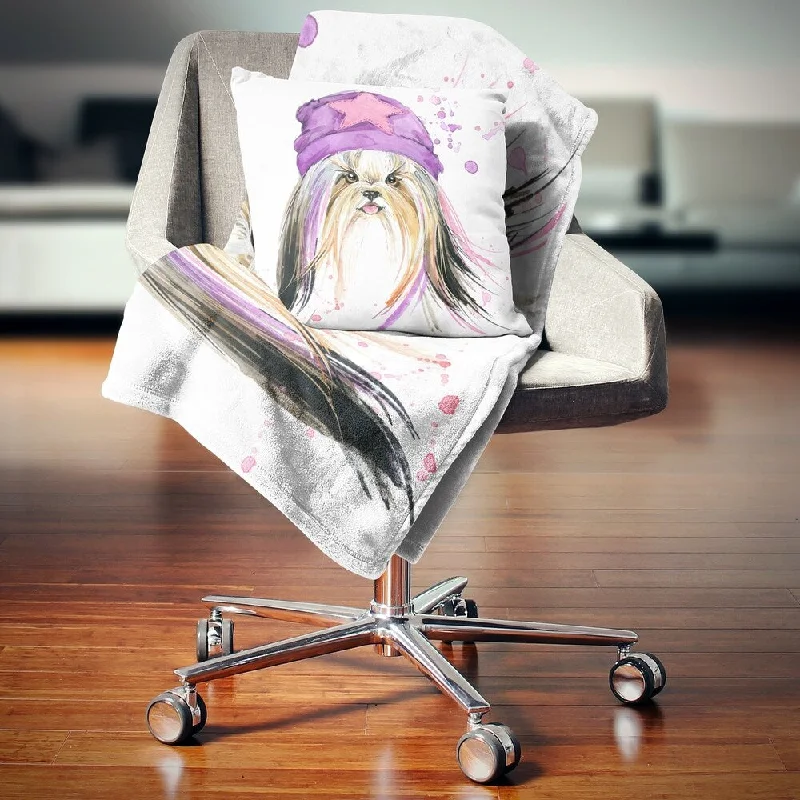 Linen blankets with a rustic and textured lookLinen blankets with a rustic and textured lookDesignart 'Cute Dog with Starred Hat' Animal Throw Blanket Linen blankets with a rustic and textured lookLinen blankets with a rustic and textured lookDesignart 'Cute Dog with Starred Hat' Animal Throw Blanket