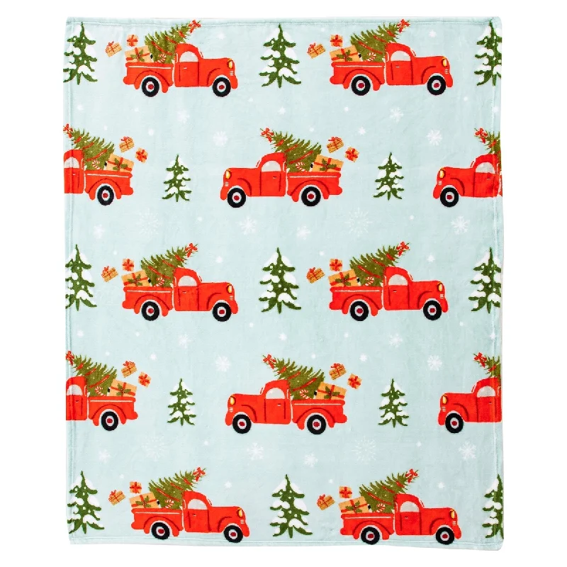 Cotton blankets for breathability and a lightweight feelCotton blankets for breathability and a lightweight feelChristmas Truck Silk Touch Throw Blanket Cotton blankets for breathability and a lightweight feelCotton blankets for breathability and a lightweight feelChristmas Truck Silk Touch Throw Blanket