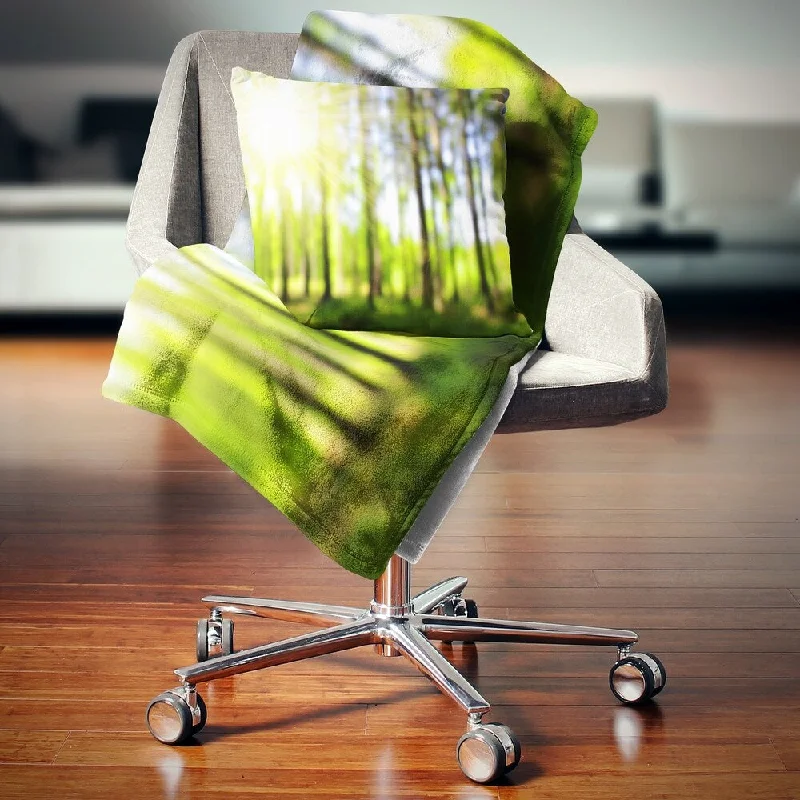 Synthetic fiber blend blankets for a budget - friendly choiceSynthetic fiber blend blankets for a budget - friendly choiceDesignart 'Green Bokeh in the Forest' Landscape Fleece Throw Blanket Synthetic fiber blend blankets for a budget - friendly choiceSynthetic fiber blend blankets for a budget - friendly choiceDesignart 'Green Bokeh in the Forest' Landscape Fleece Throw Blanket