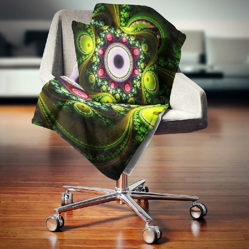 Mohair blankets with a unique sheen and softnessMohair blankets with a unique sheen and softnessDesignart 'Green on Black Pattern with Circles' Abstract Throw Blanket Mohair blankets with a unique sheen and softnessMohair blankets with a unique sheen and softnessDesignart 'Green on Black Pattern with Circles' Abstract Throw Blanket