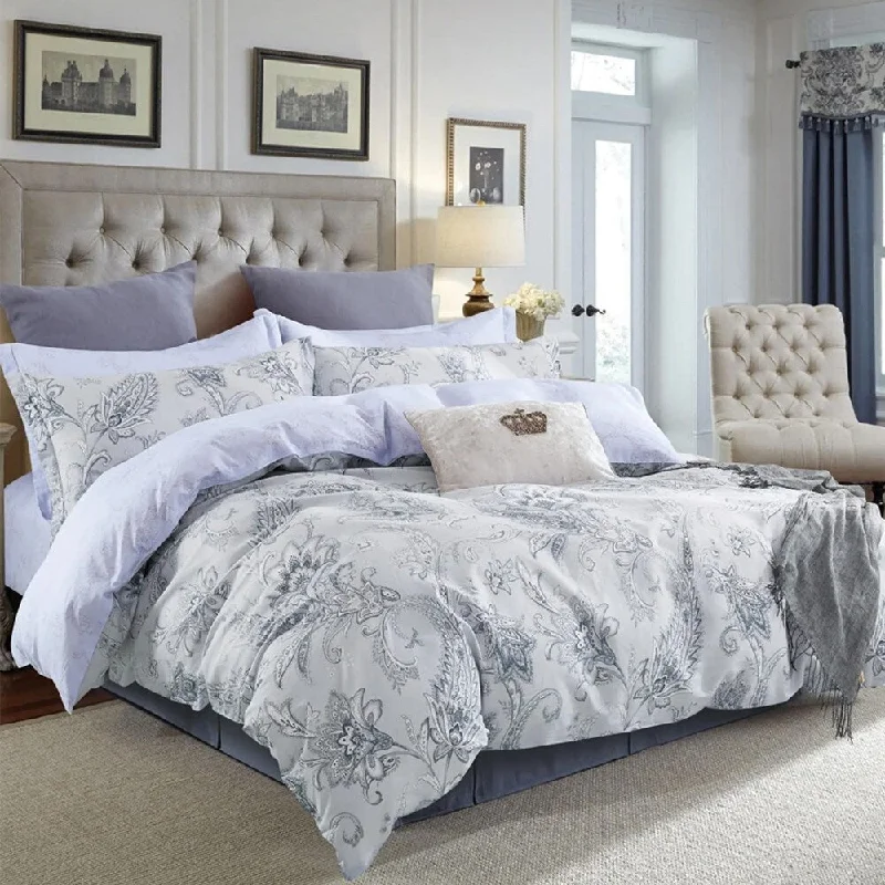 Linen blankets with a rustic and textured lookLinen blankets with a rustic and textured look5pc Queen 100% Cotton Bedding Set Paisley Print Gray Linen blankets with a rustic and textured lookLinen blankets with a rustic and textured look5pc Queen 100% Cotton Bedding Set Paisley Print Gray