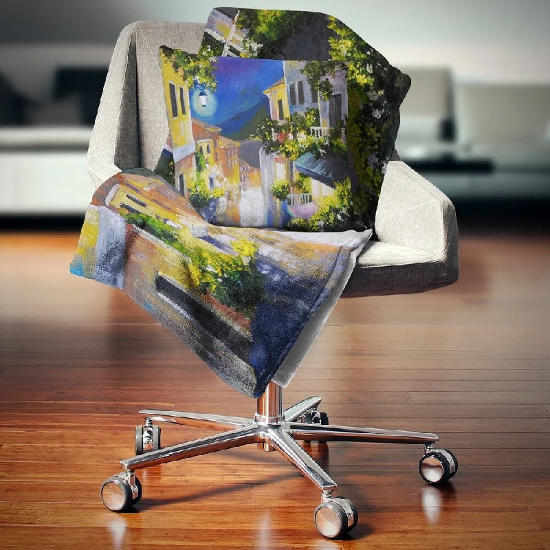 Queen - size blankets for standard - sized bedsQueen - size blankets for standard - sized bedsDesignart 'Night City near Sea' Landscape Fleece Throw Blanket Queen - size blankets for standard - sized bedsQueen - size blankets for standard - sized bedsDesignart 'Night City near Sea' Landscape Fleece Throw Blanket
