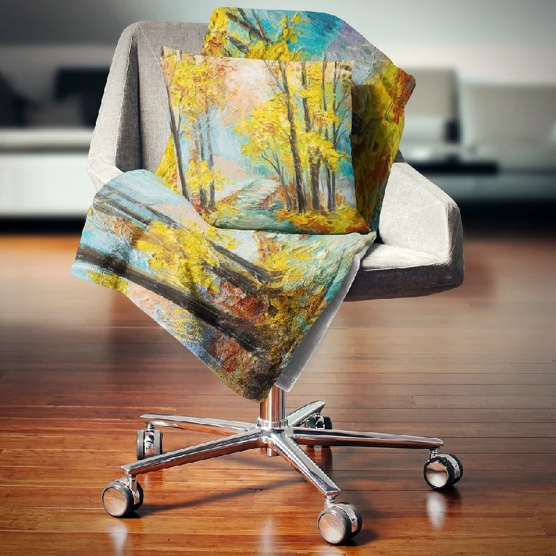 Acrylic blankets for a soft and affordable alternativeAcrylic blankets for a soft and affordable alternativeDesignart 'Yellow Falling Forest' Landscape Fleece Throw Blanket Acrylic blankets for a soft and affordable alternativeAcrylic blankets for a soft and affordable alternativeDesignart 'Yellow Falling Forest' Landscape Fleece Throw Blanket