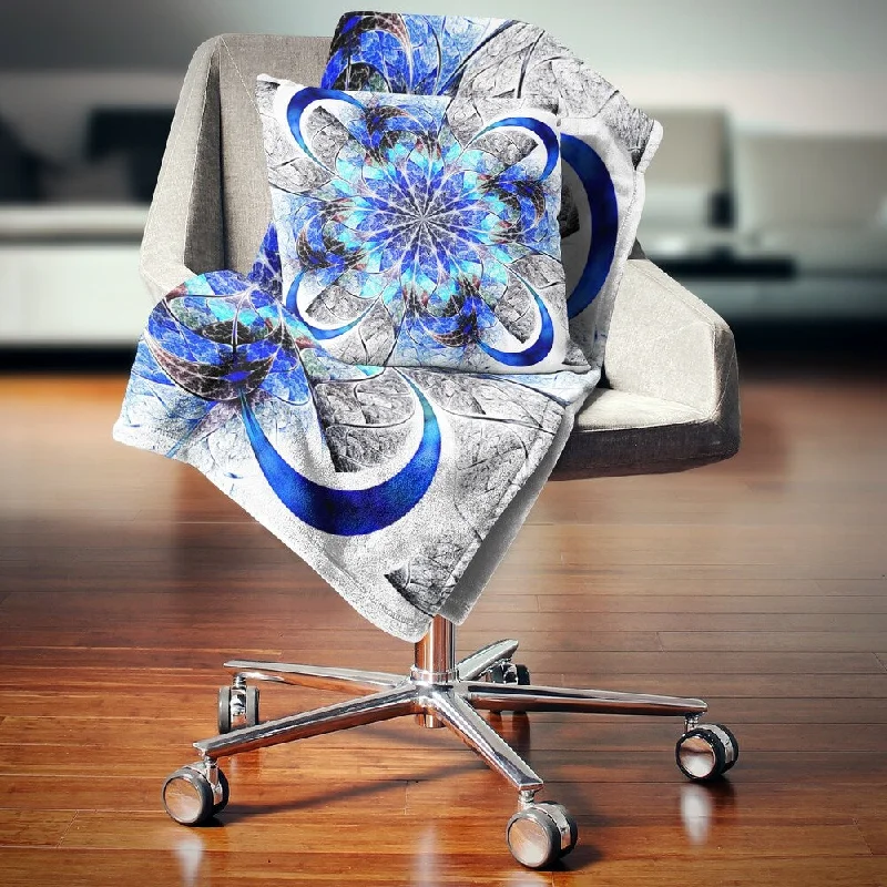 Bamboo fiber blankets with natural antibacterial propertiesBamboo fiber blankets with natural antibacterial propertiesDesignart 'Symmetrical Blue Fractal Flower' Abstract Throw Blanket Bamboo fiber blankets with natural antibacterial propertiesBamboo fiber blankets with natural antibacterial propertiesDesignart 'Symmetrical Blue Fractal Flower' Abstract Throw Blanket