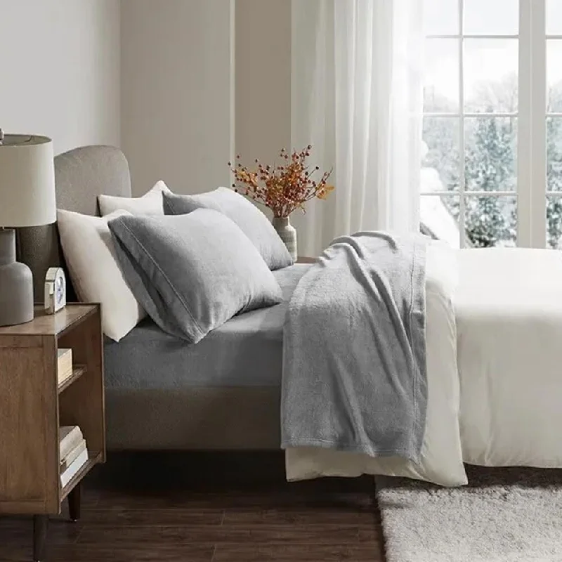 Recycled polyester blankets for an eco - conscious optionRecycled polyester blankets for an eco - conscious option4pc Full Cozy Soft Micro Fleece Plush Deep Pocket Sheet Set Grey Recycled polyester blankets for an eco - conscious optionRecycled polyester blankets for an eco - conscious option4pc Full Cozy Soft Micro Fleece Plush Deep Pocket Sheet Set Grey