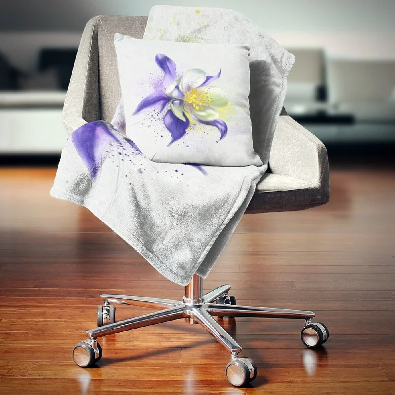 Wool blankets with natural warmth and insulationWool blankets with natural warmth and insulationDesignart 'Purple Flower with White Petals' Floral Throw Blanket Wool blankets with natural warmth and insulationWool blankets with natural warmth and insulationDesignart 'Purple Flower with White Petals' Floral Throw Blanket
