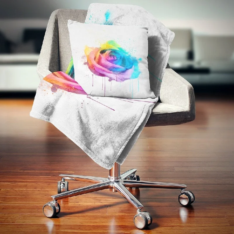 King - size blankets to cover large beds comfortablyKing - size blankets to cover large beds comfortablyDesignart 'Multicolor Watercolor Rose Flower' Floral Throw Blanket King - size blankets to cover large beds comfortablyKing - size blankets to cover large beds comfortablyDesignart 'Multicolor Watercolor Rose Flower' Floral Throw Blanket