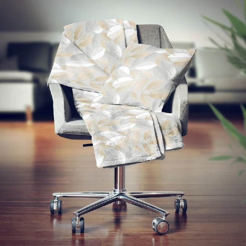 Recycled polyester blankets for an eco - conscious optionRecycled polyester blankets for an eco - conscious optionDesignart' Luxury geometric fall leaves' Modern Throw Blanket - 71x59 Recycled polyester blankets for an eco - conscious optionRecycled polyester blankets for an eco - conscious optionDesignart' Luxury geometric fall leaves' Modern Throw Blanket - 71x59