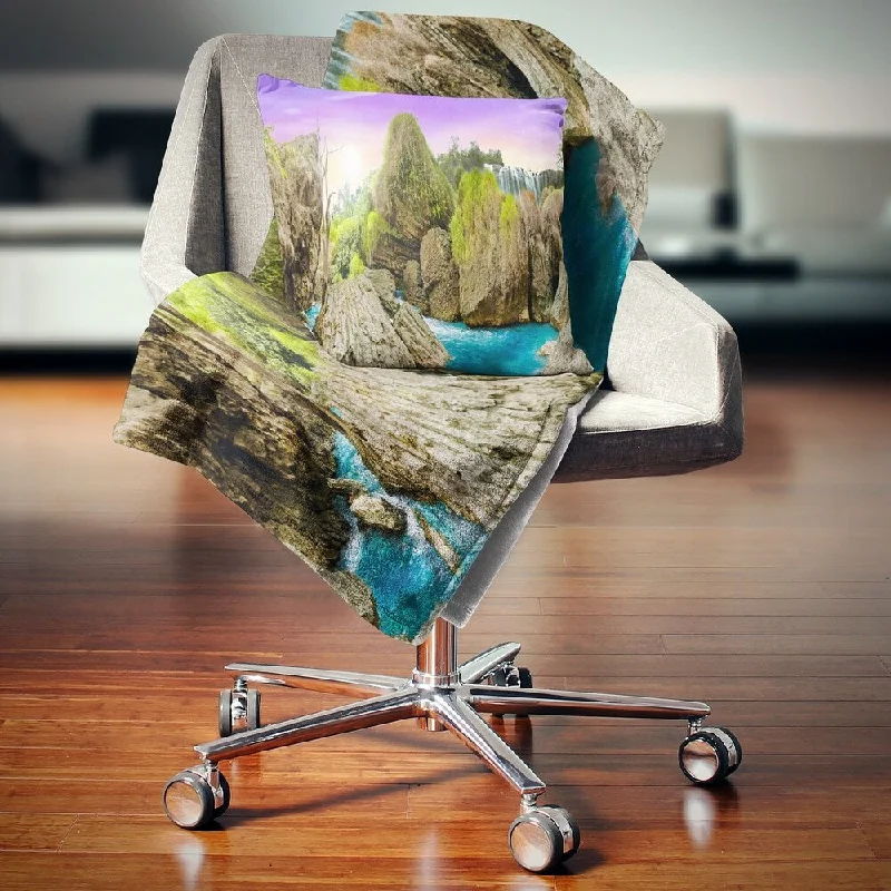 Synthetic fiber blend blankets for a budget - friendly choiceSynthetic fiber blend blankets for a budget - friendly choiceDesignart 'Wild Forest and Waterfall Vietnam' Landscape Fleece Throw Blanket Synthetic fiber blend blankets for a budget - friendly choiceSynthetic fiber blend blankets for a budget - friendly choiceDesignart 'Wild Forest and Waterfall Vietnam' Landscape Fleece Throw Blanket