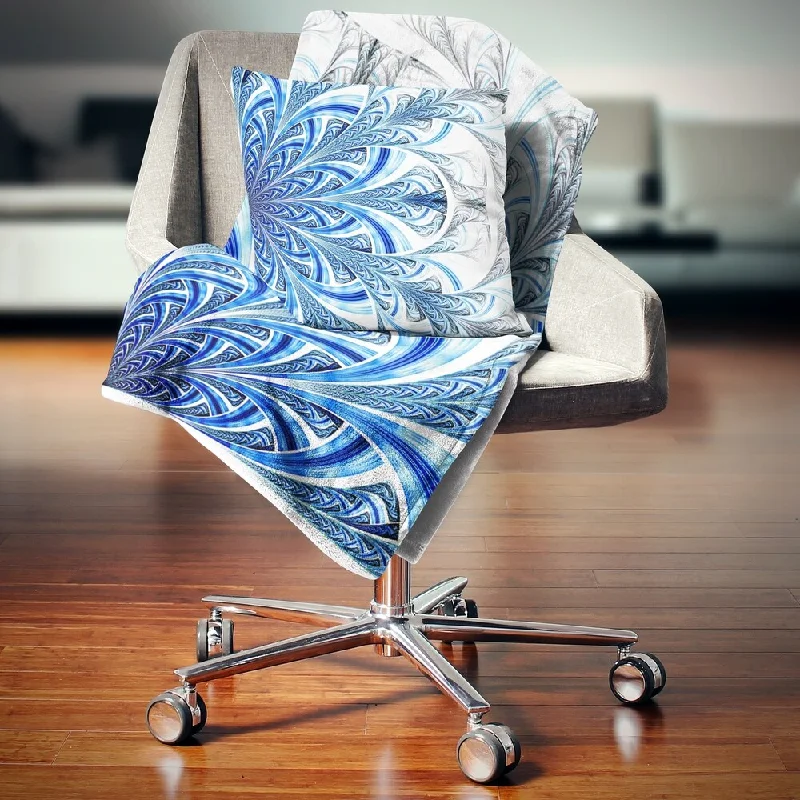 King - size blankets to cover large beds comfortablyKing - size blankets to cover large beds comfortablyDesignart 'Fractal Flower in Soft Blue Digital Art' Floral Throw Blanket King - size blankets to cover large beds comfortablyKing - size blankets to cover large beds comfortablyDesignart 'Fractal Flower in Soft Blue Digital Art' Floral Throw Blanket