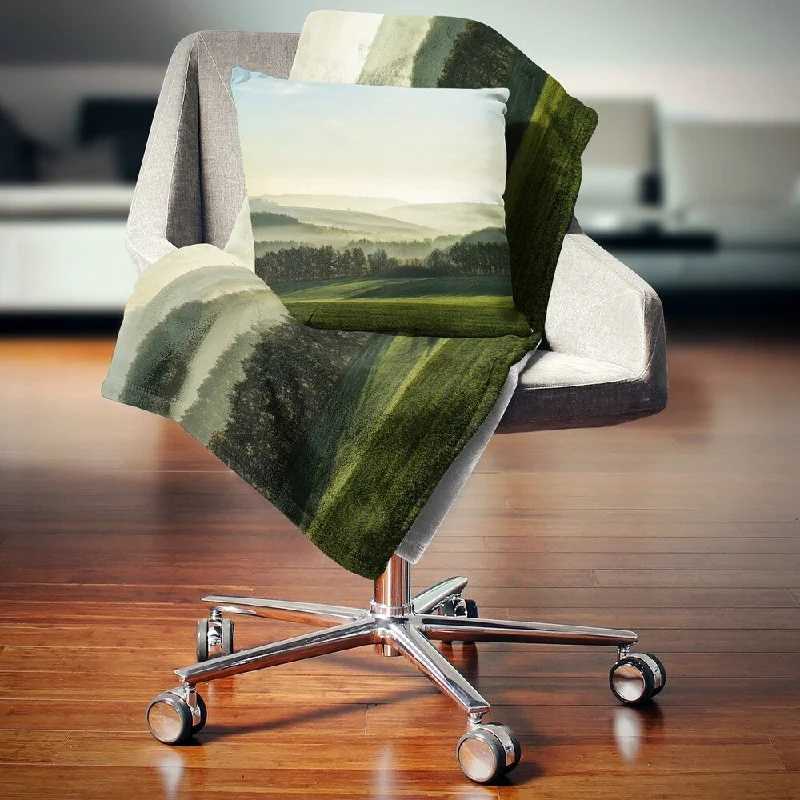 Rayon from bamboo blankets for a silky and breathable feelRayon from bamboo blankets for a silky and breathable feelDesignart 'Superb Green Hills in the Fog' Landscape Fleece Throw Blanket Rayon from bamboo blankets for a silky and breathable feelRayon from bamboo blankets for a silky and breathable feelDesignart 'Superb Green Hills in the Fog' Landscape Fleece Throw Blanket