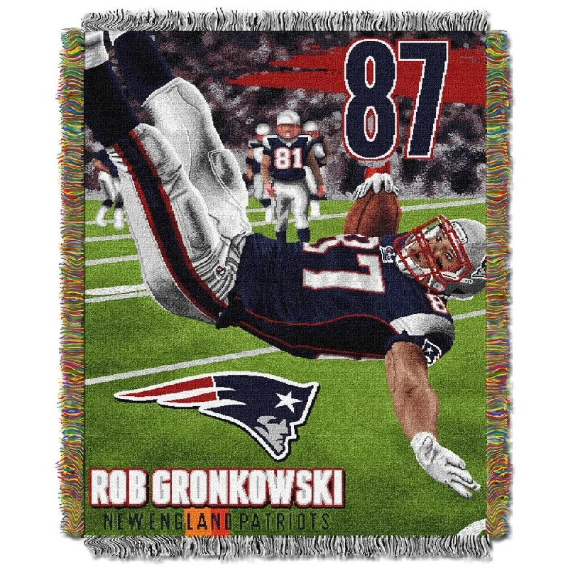 Recycled polyester blankets for an eco - conscious optionRecycled polyester blankets for an eco - conscious optionNFL Rob Gronkowski New England Patriots Woven Tapestry Throw Recycled polyester blankets for an eco - conscious optionRecycled polyester blankets for an eco - conscious optionNFL Rob Gronkowski New England Patriots Woven Tapestry Throw