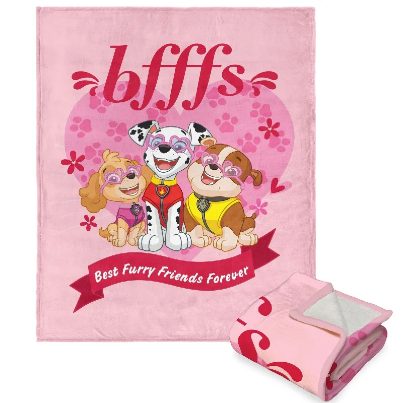 Fleece blankets for a cozy and plush textureFleece blankets for a cozy and plush textureNickelodeon Paw Patrol BFFFs Silk Touch Sherpa Throw Fleece blankets for a cozy and plush textureFleece blankets for a cozy and plush textureNickelodeon Paw Patrol BFFFs Silk Touch Sherpa Throw