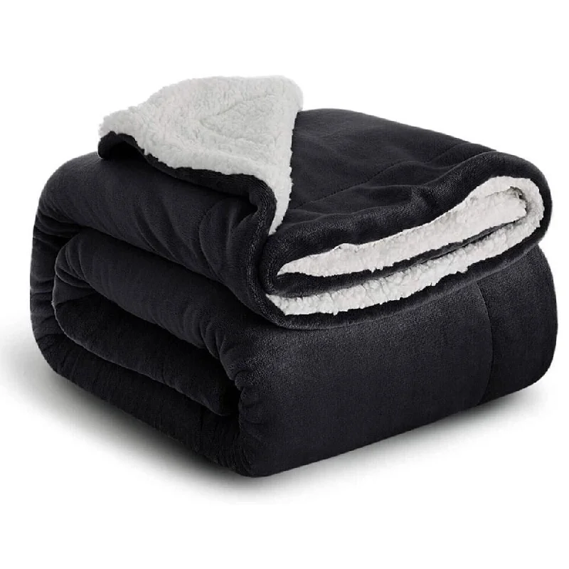 Wool blankets with natural warmth and insulationWool blankets with natural warmth and insulation400 Gsm Queen Sherpa Fleece Blanket Reversible Black Wool blankets with natural warmth and insulationWool blankets with natural warmth and insulation400 Gsm Queen Sherpa Fleece Blanket Reversible Black