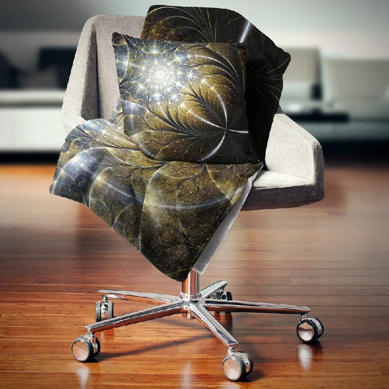 Linen blankets with a rustic and textured lookLinen blankets with a rustic and textured lookDesignart 'Symmetrical Dark Golden Fractal Flower' Abstract Throw Blanket Linen blankets with a rustic and textured lookLinen blankets with a rustic and textured lookDesignart 'Symmetrical Dark Golden Fractal Flower' Abstract Throw Blanket