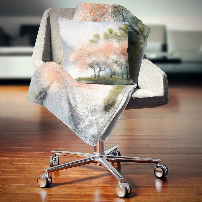 Fleece blankets for a cozy and plush textureFleece blankets for a cozy and plush textureDesignart 'Trees with Flowers Near River' Landscape Fleece Throw Blanket Fleece blankets for a cozy and plush textureFleece blankets for a cozy and plush textureDesignart 'Trees with Flowers Near River' Landscape Fleece Throw Blanket