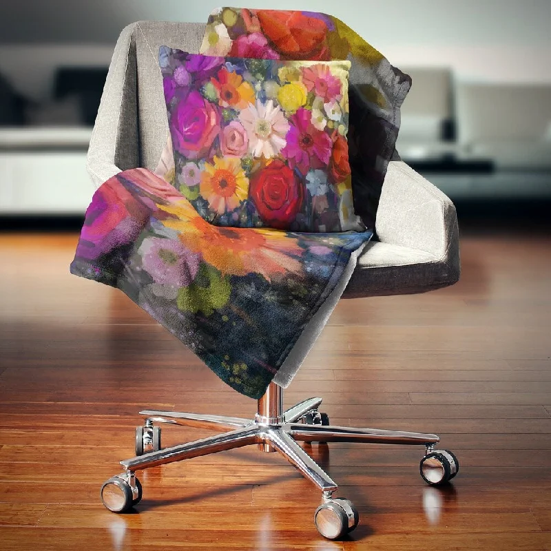 Linen blankets with a rustic and textured lookLinen blankets with a rustic and textured lookDesignart 'Bouquet of Rose Daisy and Gerbera' Floral Throw Blanket Linen blankets with a rustic and textured lookLinen blankets with a rustic and textured lookDesignart 'Bouquet of Rose Daisy and Gerbera' Floral Throw Blanket