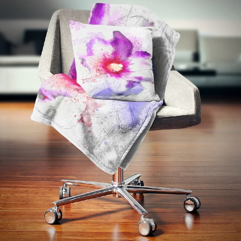 Wool blankets with natural warmth and insulationWool blankets with natural warmth and insulationDesignart 'Beautiful Pink Flower Watercolor' Floral Throw Blanket Wool blankets with natural warmth and insulationWool blankets with natural warmth and insulationDesignart 'Beautiful Pink Flower Watercolor' Floral Throw Blanket