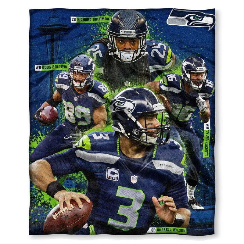 Queen - size blankets for standard - sized bedsQueen - size blankets for standard - sized bedsNFL 575 Sherman, Baldwin, Lockett, Wilson Silk Touch Throw Queen - size blankets for standard - sized bedsQueen - size blankets for standard - sized bedsNFL 575 Sherman, Baldwin, Lockett, Wilson Silk Touch Throw