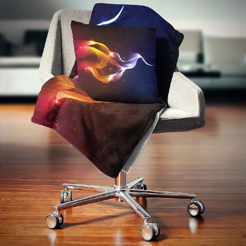 Rayon from bamboo blankets for a silky and breathable feelRayon from bamboo blankets for a silky and breathable feelDesignart 'Abstract Vector Waves' Contemporary Throw Blanket Rayon from bamboo blankets for a silky and breathable feelRayon from bamboo blankets for a silky and breathable feelDesignart 'Abstract Vector Waves' Contemporary Throw Blanket