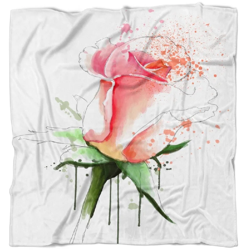 Acrylic blankets for a soft and affordable alternativeAcrylic blankets for a soft and affordable alternativeDesignart 'Pink Rose Sketch with Green Calyx' Floral Throw Blanket Acrylic blankets for a soft and affordable alternativeAcrylic blankets for a soft and affordable alternativeDesignart 'Pink Rose Sketch with Green Calyx' Floral Throw Blanket