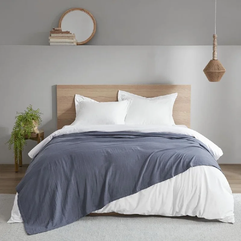 Rayon from bamboo blankets for a silky and breathable feelRayon from bamboo blankets for a silky and breathable feelKing 100% Cotton Lightweight Blanket Blue Rayon from bamboo blankets for a silky and breathable feelRayon from bamboo blankets for a silky and breathable feelKing 100% Cotton Lightweight Blanket Blue