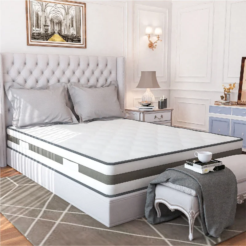 Innerspring mattresses with coil counts for support10" Tight Top Gel Memory Foam Innerspring Mattress With Pocket Spring Innerspring mattresses with coil counts for support10" Tight Top Gel Memory Foam Innerspring Mattress With Pocket Spring