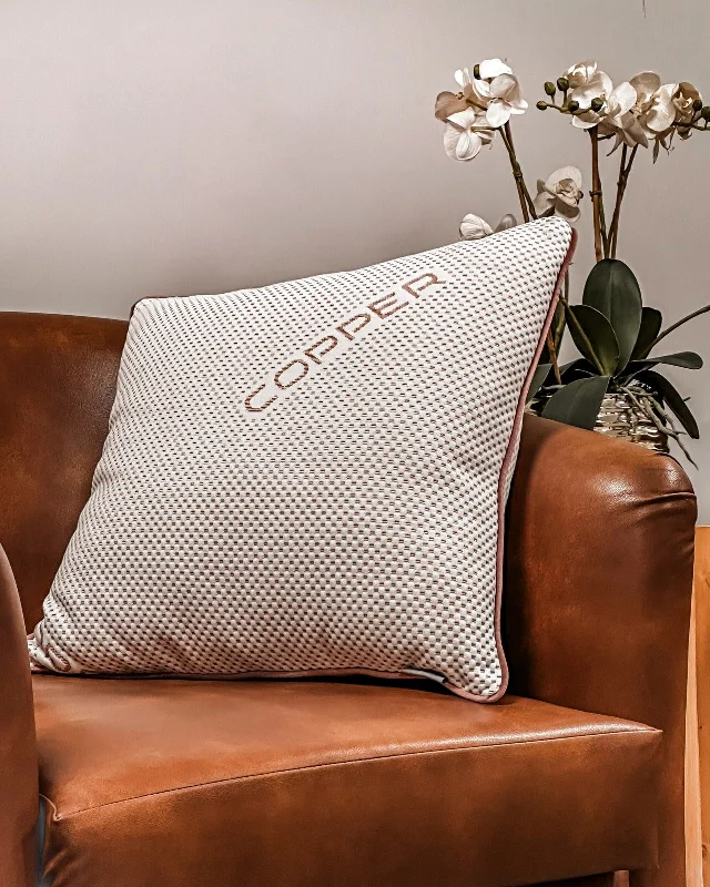 Plush Pillows for a Cozy BedCopper Cushion