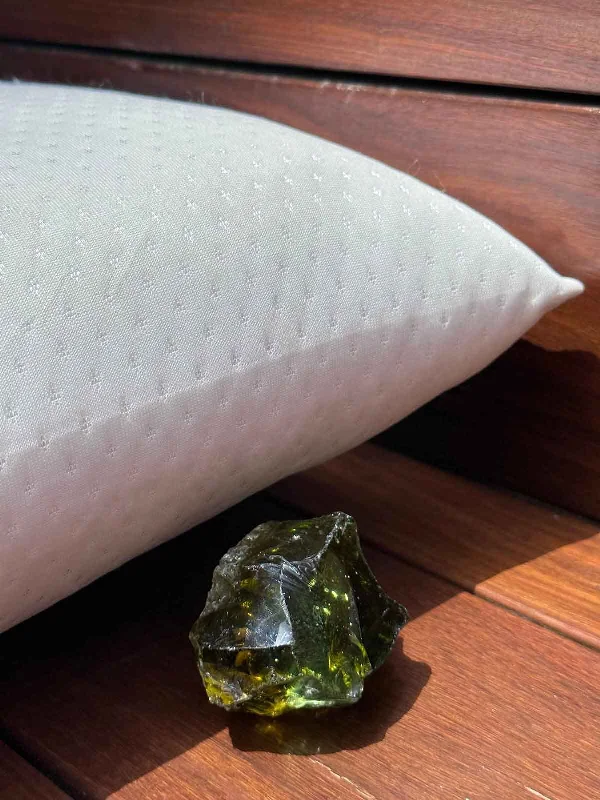 Soft and Fluffy Pillows for Bedroom ComfortEgyptian Aquamarine Gem infused Filled Pillow - Limited Edition