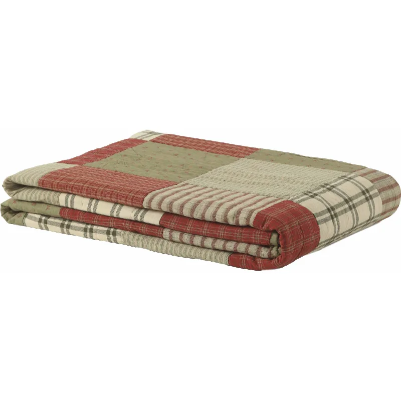 Bed skirts with a modern art - inspired printPrairie Winds Queen Quilt 94Wx94L