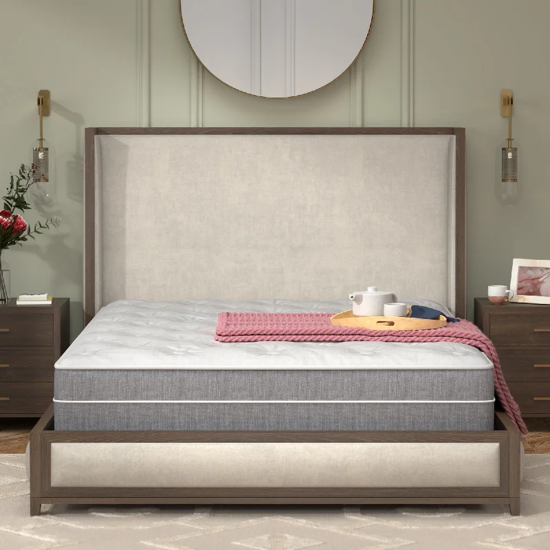 Wool - filled mattresses for natural insulation and moisture - wickingSelect Luxury Medium Plush 14-in Gel Memory Foam Quilted Hybrid Mattress Wool - filled mattresses for natural insulation and moisture - wickingSelect Luxury Medium Plush 14-in Gel Memory Foam Quilted Hybrid Mattress