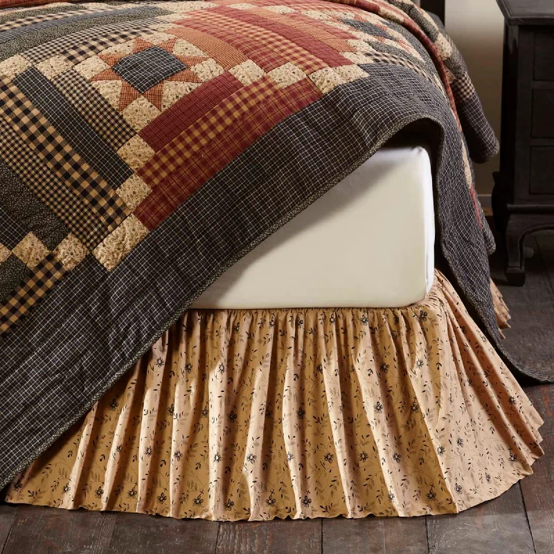 Bed skirts with a Christmas - themed patternMaisie Bed Skirt