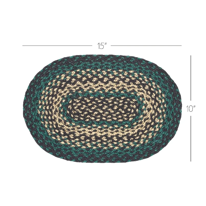 Bed skirts with a beach - themed printPine Grove Jute Oval Placemat 10x15