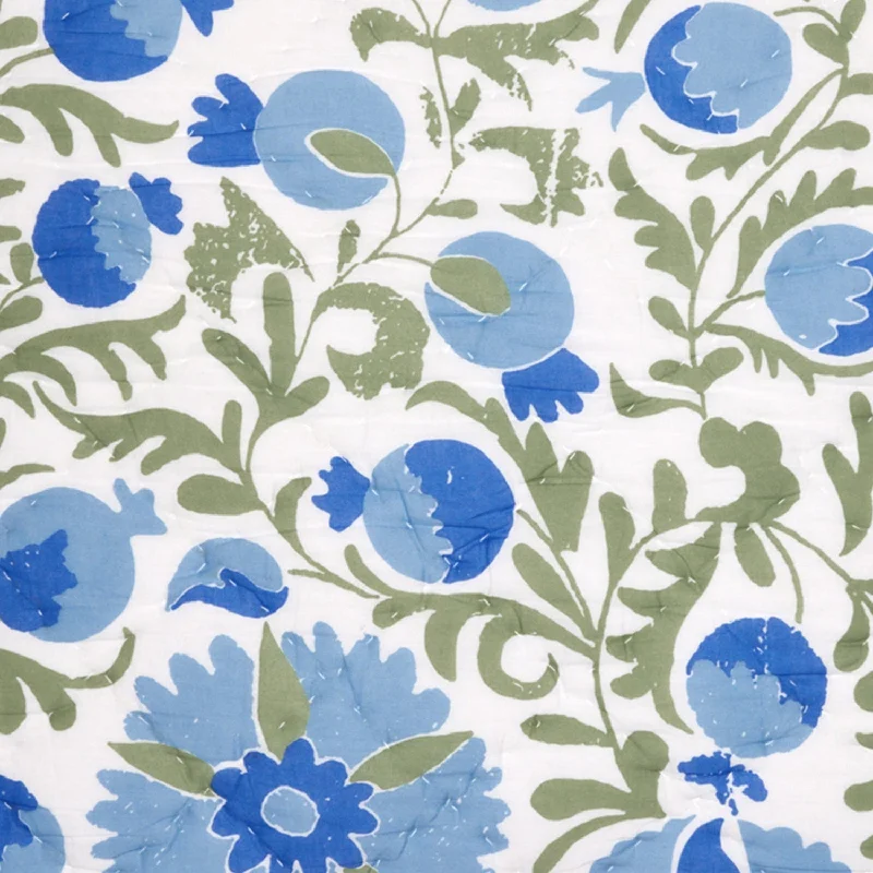 Silk Pillows for Smooth Skin and HairAadav Sage Quilt Swatch