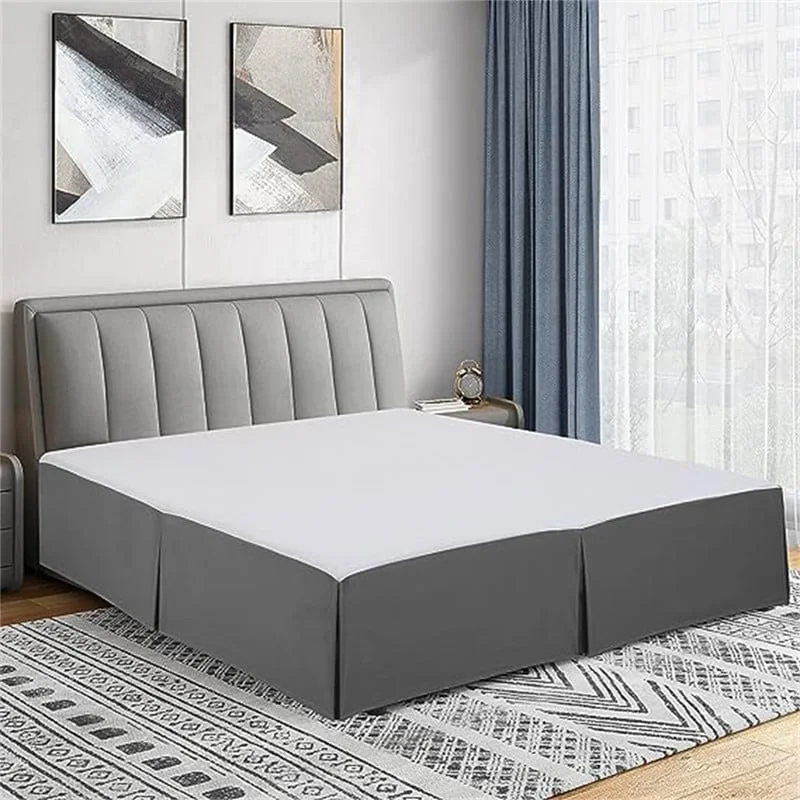 Bed skirts with a plaid pattern for a traditional styleMicrofiber Pleated Easy Fit Bed Skirt Bed skirts with a plaid pattern for a traditional styleMicrofiber Pleated Easy Fit Bed Skirt