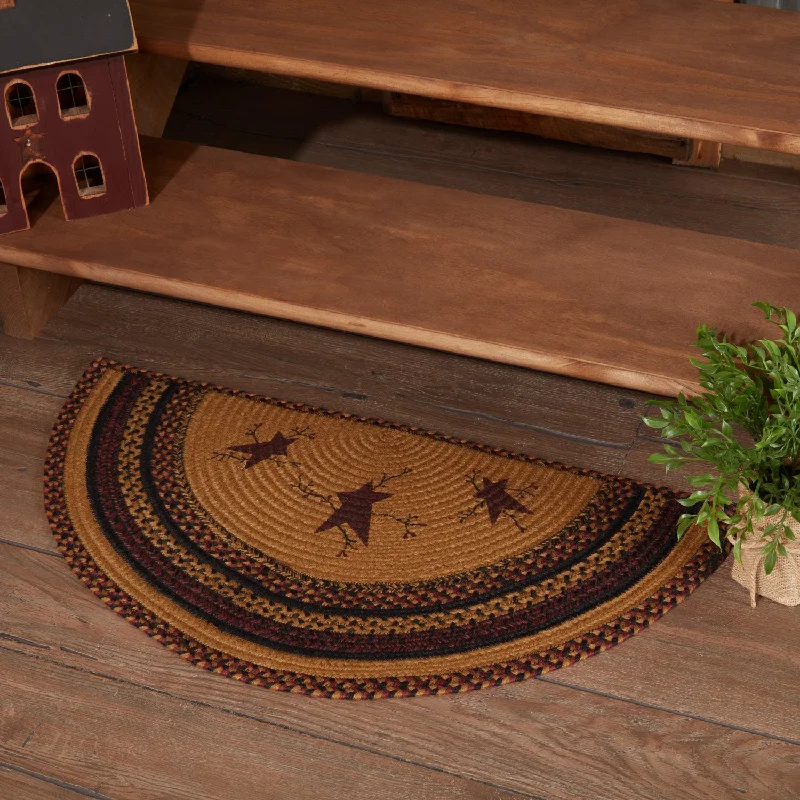 Bed skirts in bold colors for a statement - making lookHeritage Farms Star and Pip Jute Rug Half Circle w/ Pad 16.5x33 Bed skirts in bold colors for a statement - making lookHeritage Farms Star and Pip Jute Rug Half Circle w/ Pad 16.5x33
