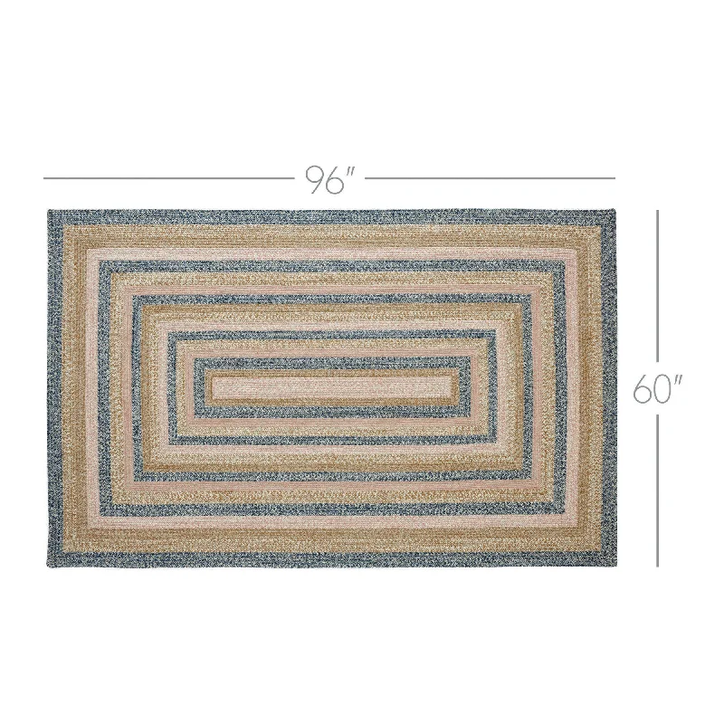 Bed skirts with a high - quality elastic waistbandKaila Jute Rug Rect w/ Pad 60x96
