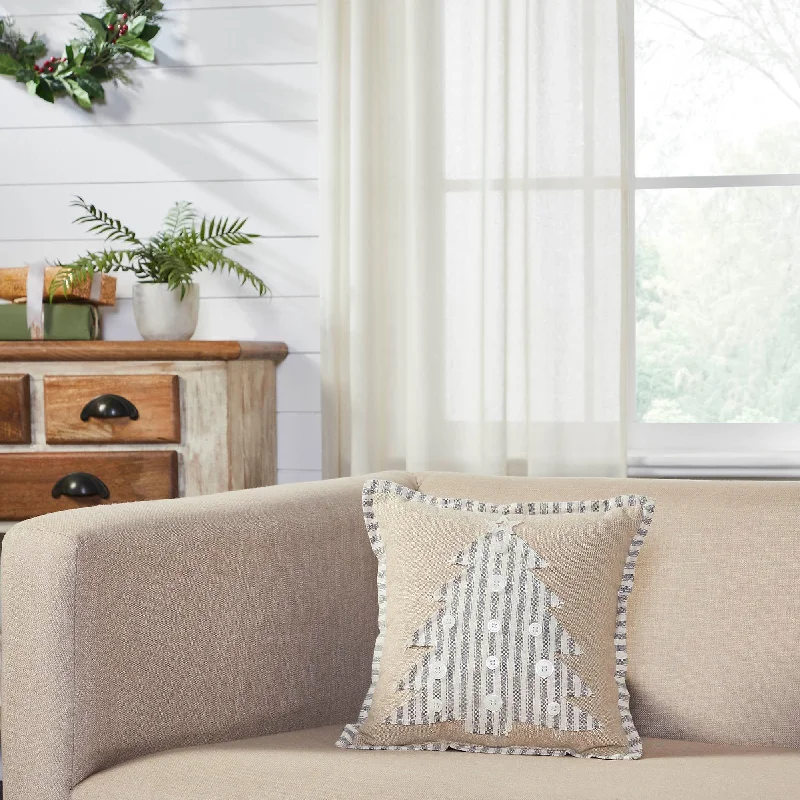 Soft and Fluffy Pillows for Bedroom ComfortGraycie Applique Tree Pillow