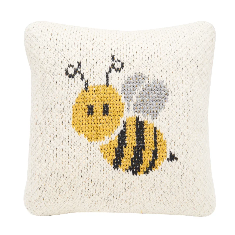 Decorative Pillows for Living Room MakeoverBee Knit Mini Pillow