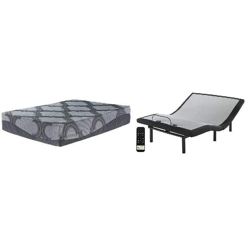 Queen - size mattresses for couples and standard bedroomsSignature Design by Ashley 12 Inch Ashley Hybrid Black/Gray 2-Piece Queen Mattress Package Queen - size mattresses for couples and standard bedroomsSignature Design by Ashley 12 Inch Ashley Hybrid Black/Gray 2-Piece Queen Mattress Package