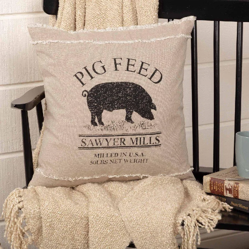 Hypoallergenic Pillows for Allergy SufferersFarmstead Charcoal Pig Pillow