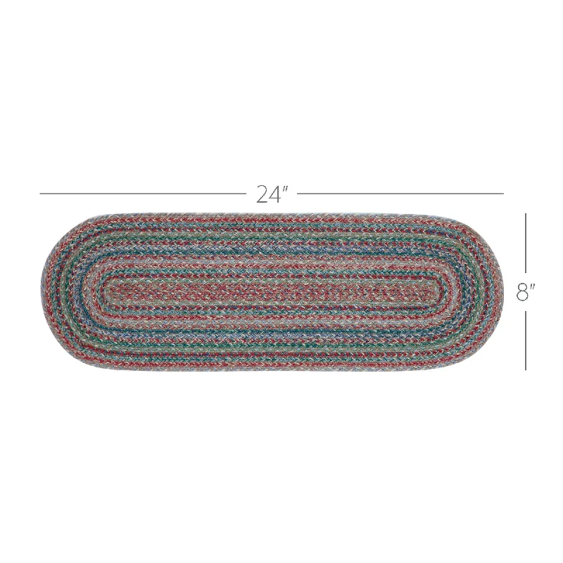 Bed skirts with a lace trim for a romantic touchMulti Jute Oval Runner 8x24