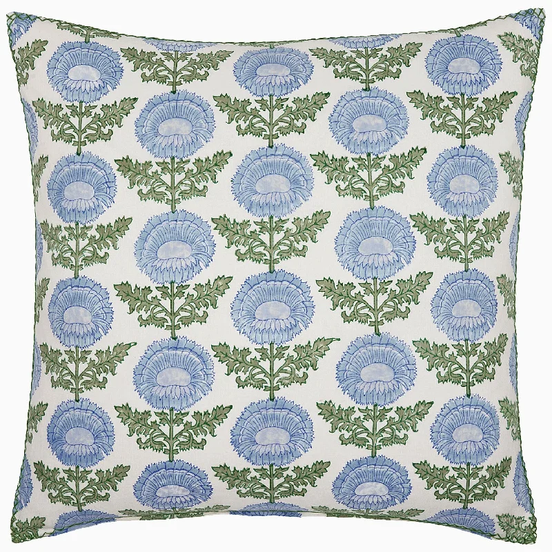 Silk Pillows for Smooth Skin and HairKaavia Light Indigo Decorative Pillow