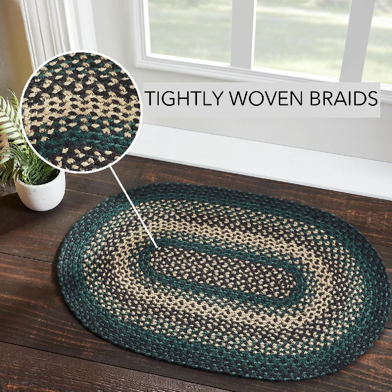 Bed skirts with a mermaid - themed printPine Grove Jute Rug Oval w/ Pad 20x30